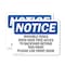 Signmission Invisible Fence Dogs Have Free Access To OSHA Notice Sign, Plastic, 10in W x 7in L, 2PK OS-2PACK-NS-P-710-L-13718 - alternate 1